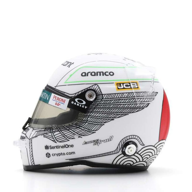 Lance Stroll Bell Helmet F1 Japan GP 2023 Aston Martin Aramco Cognizant AMR23 1:5 - 81766