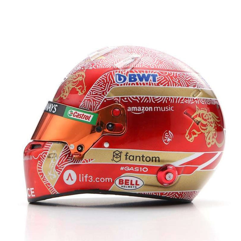 Pierre Gasly Casco Bell Helmet F1BWT Alpine F1 Team 2023 Qatar GP 1:5 - 81771