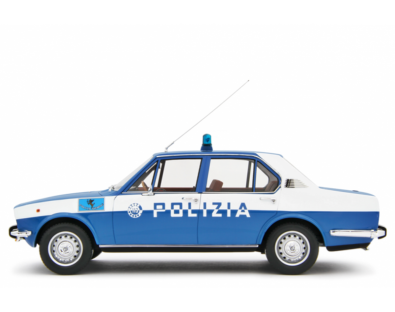 Alfa Romeo Alfetta 1.8 Polizia 1976 "Polizia Stradale" Blu Militare 1:18 - 81789