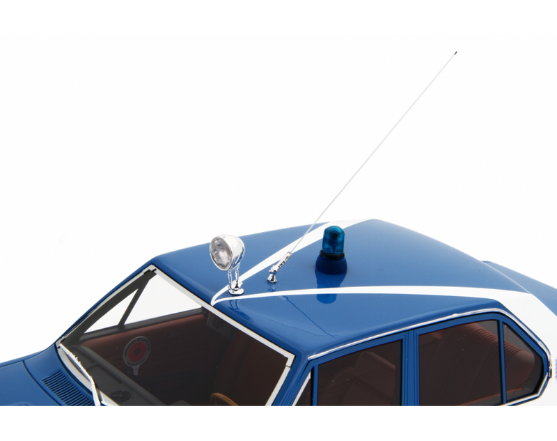Alfa Romeo Alfetta 1.8 Polizia 1976 "Squadra Volante" Blu Militare 1:18 - 81800