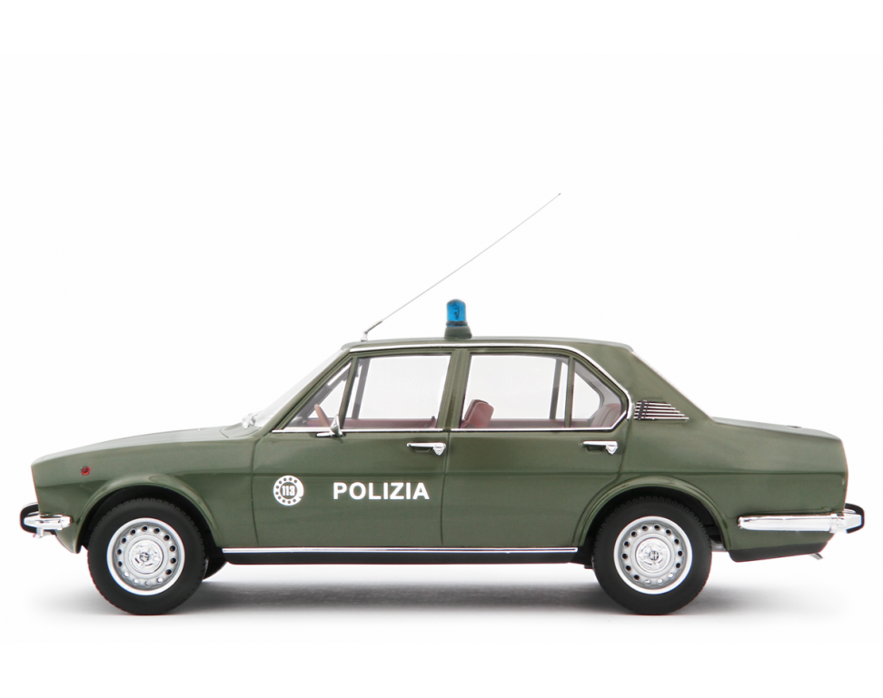 Alfa Romeo Alfetta 1.8 Polizia 1976 "Polizia Stradale" Verde Militare 1:18 - 81809