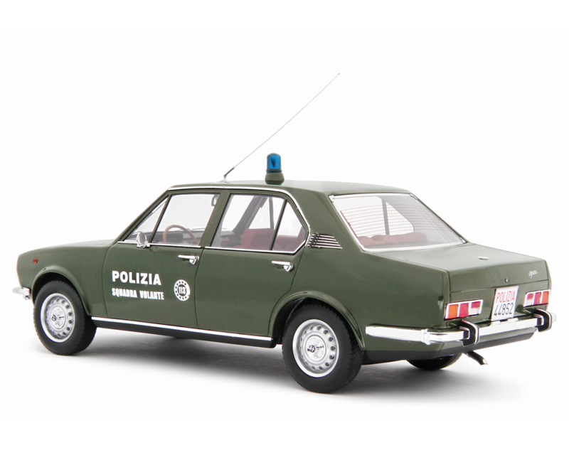 Alfa Romeo Alfetta 1.8 Polizia 1973 "Squadra Volante " Verde Militare 1:18 - 81819