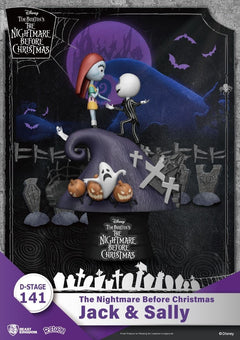 D-stage Nbx Jack and Sally statua 15cm/h - 81997