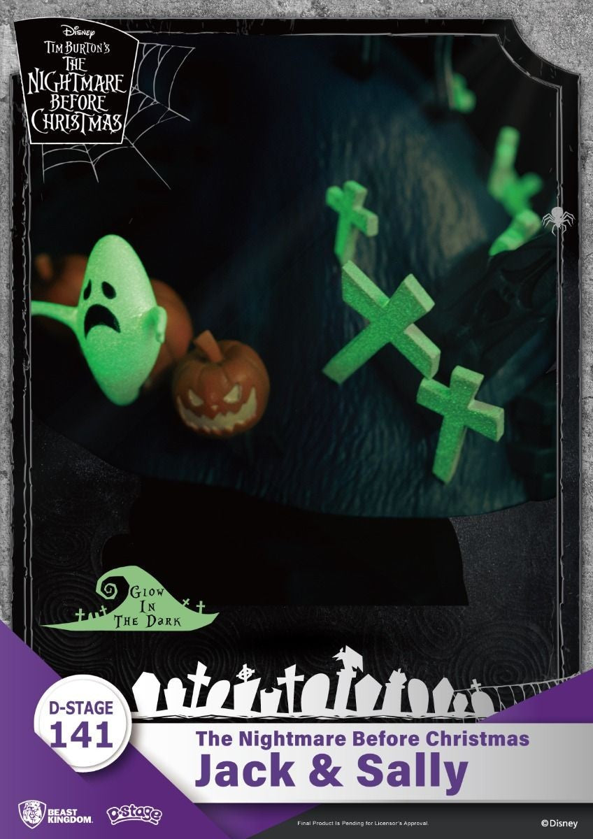 D-stage Nbx Jack and Sally statua 15cm/h - 82000
