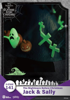 D-stage Nbx Jack and Sally statua 15cm/h - 82000