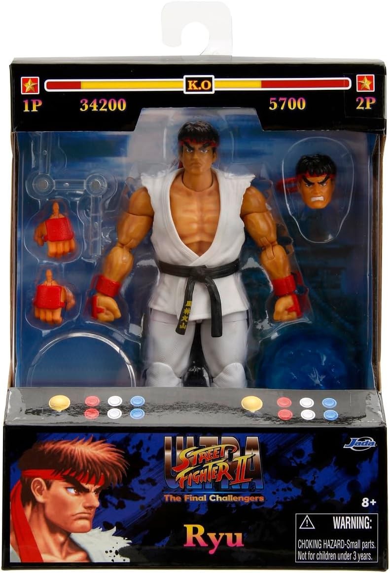 Street Fighter 2: Ryu De Luxe Action Figure scale 1:12 - 82048
