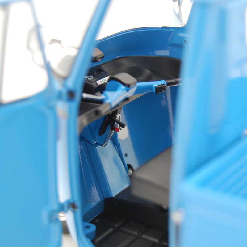 Ape Piaggio P501 Open 1979 Blu 7210 con vetrina 1:18 - 82289