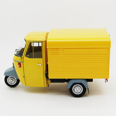 Ape Piaggio P501 Van Closed 1979 Giallo Texas con vetrina 1:18 - 82307