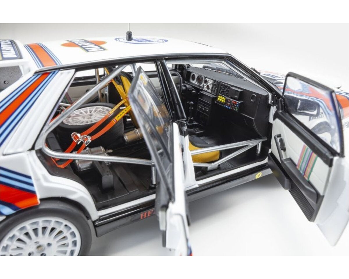 Lancia Delta HF 4WD Rally Monte Carlo 1987 Martini Racing Miki Biasion - Tiziano Siviero 1:18 - 82402