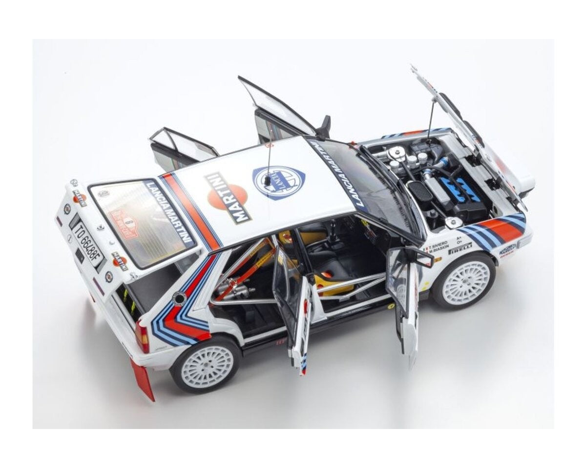 Lancia Delta HF 4WD Rally Monte Carlo 1987 Martini Racing Miki Biasion - Tiziano Siviero 1:18 - 82405
