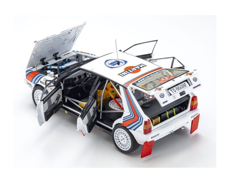Lancia Delta HF 4WD Rally Monte Carlo 1987 Martini Racing Miki Biasion - Tiziano Siviero 1:18 - 82406