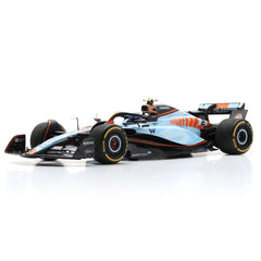 Williams Racing F1 FW45 Singapore GP 2023 livrea Gulf “Bolder Than Bold“ Logan Sargeant 1:18 - 82432
