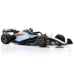 Williams Racing F1 FW45 Singapore GP 2023 livrea Gulf “Bolder Than Bold“ Logan Sargeant 1:18 - 82434
