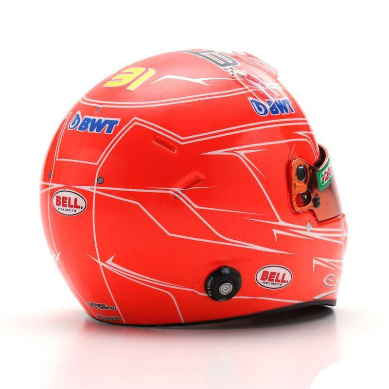Esteban Ocon Casco Bell Helmet F1 Azerbaijan Gp 2023 BWT Alpine F1 Team 1:5 - 82444