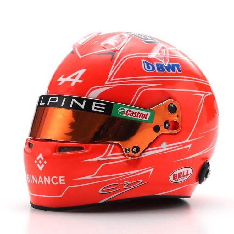 Esteban Ocon Casco Bell Helmet F1 Azerbaijan Gp 2023 BWT Alpine F1 Team 1:5 - 82445