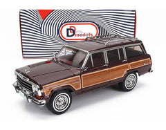 Jeep Grand Wagoner 1989 Bordeaux - Wood 1:18 - 82462