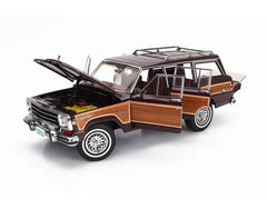 Jeep Grand Wagoner 1989 Bordeaux - Wood 1:18 - 82467