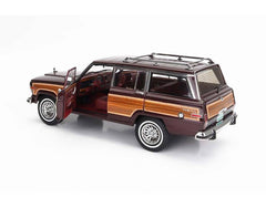 Jeep Grand Wagoner 1989 Bordeaux - Wood 1:18 - 82470
