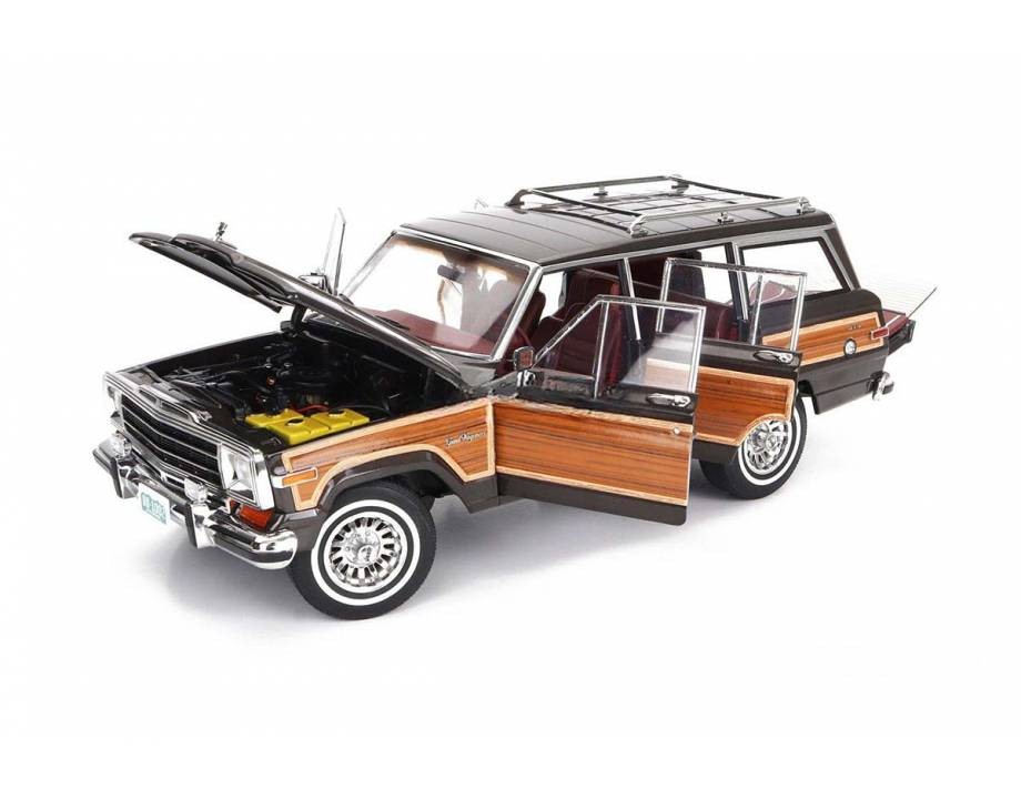 Jeep Grand Wagoner 1989 Brown Metallic - Wood 1:18 - 82480