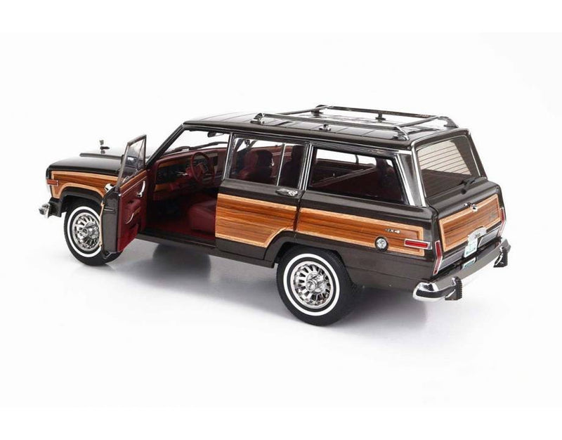 Jeep Grand Wagoner 1989 Brown Metallic - Wood 1:18 - 82482