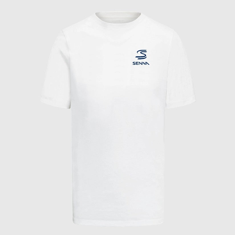 Ayrton Senna Special Edition Monaco Graphic T-Shirt - White - 82560