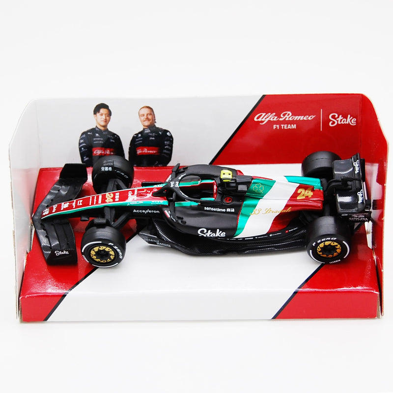 Alfa Romeo F1 Team Stake C43 F1 Italian GP 2023 Zhou Guanyu 1:43 no driver - 82588