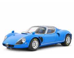 Alfa Romeo 33 Coupè Stradale 1967 D Version Telaio 111 Blu Reale 1:18 - 82630
