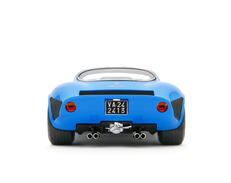 Alfa Romeo 33 Coupè Stradale 1967 D Version Telaio 111 Blu Reale 1:18 - 82636