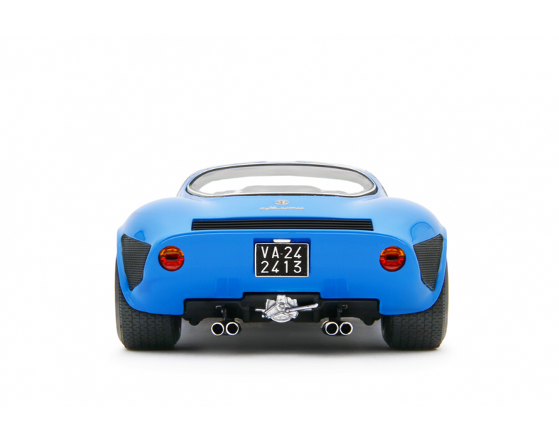 Alfa Romeo 33 Coupè Stradale 1967 D Version Telaio 111 Blu Reale 1:18 - 82636