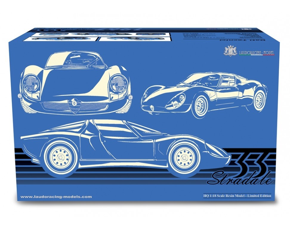 Alfa Romeo 33 Coupè Stradale 1967 D Version Telaio 111 Blu Reale 1:18 - 82642