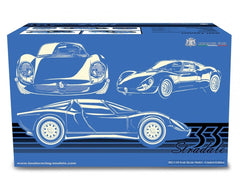 Alfa Romeo 33 Coupè Stradale 1967 D Version Telaio 111 Blu Reale 1:18 - 82642