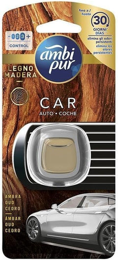 Ambi Pur Car Legno Madera ambra oud cedro Deodorante Auto Clip - 82651