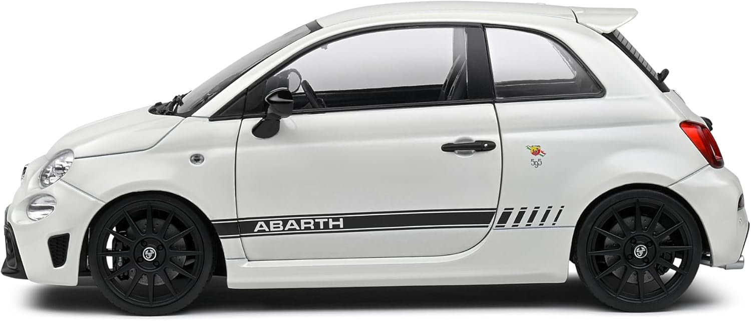 Fiat F595 Abarth 2022 bianco 1:18 - 83040