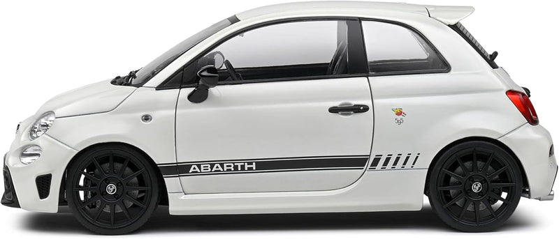 Fiat F595 Abarth 2022 bianco 1:18 - 83040