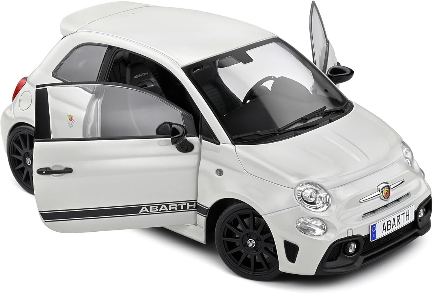 Fiat F595 Abarth 2022 bianco 1:18 - 83042