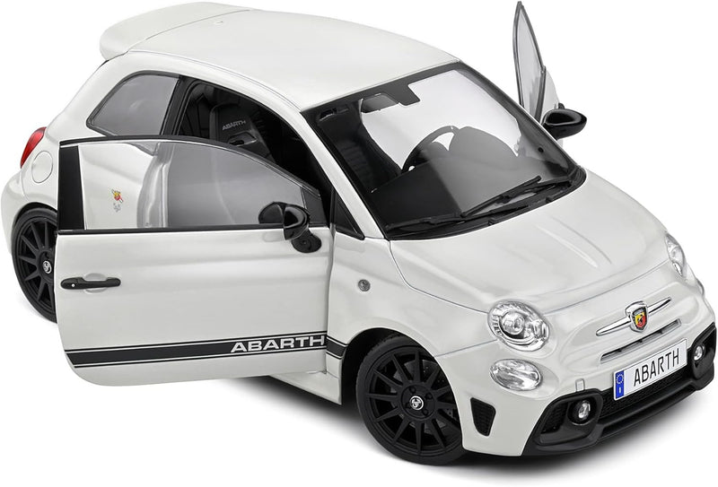 Fiat F595 Abarth 2022 bianco 1:18 - 83042
