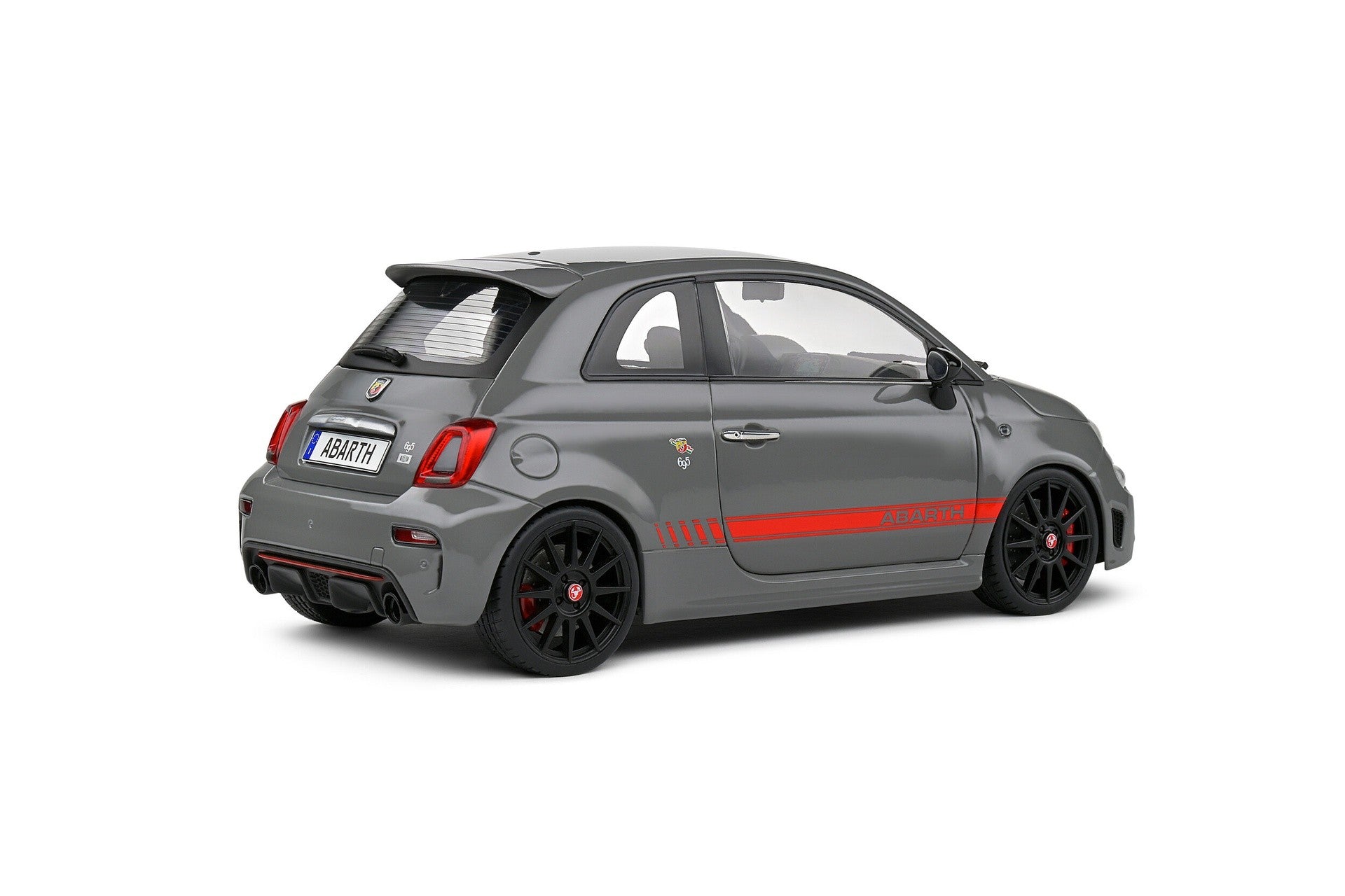 Fiat F595 Abarth 2022 XSR Edition YamahaRecord Grey 1:18 - 83072