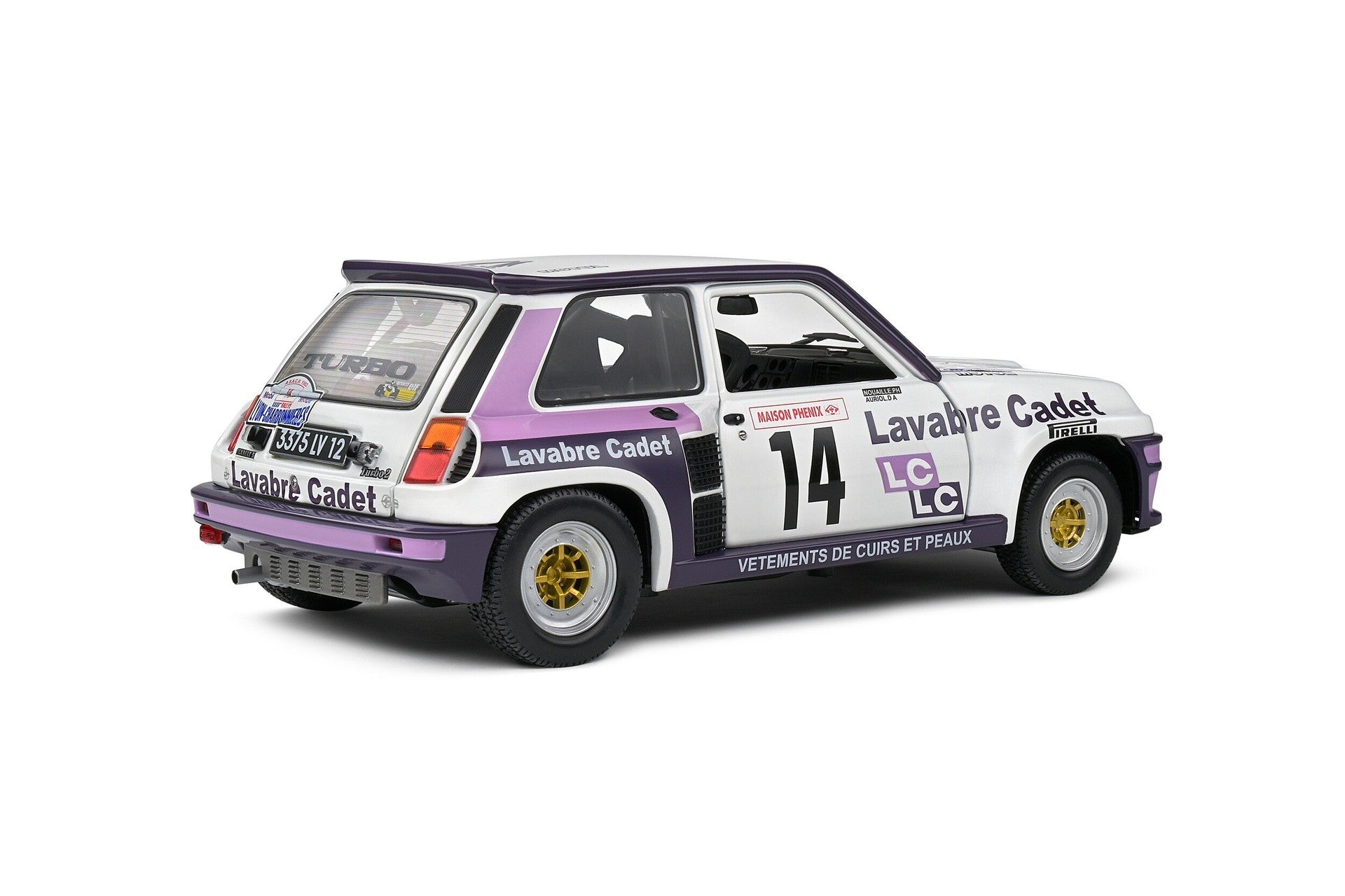 Renault 5 Turbo Rallye Lyon-Charbonniers 1983 D. Auriol - J.Y. Tussiot 1:18 - 83096