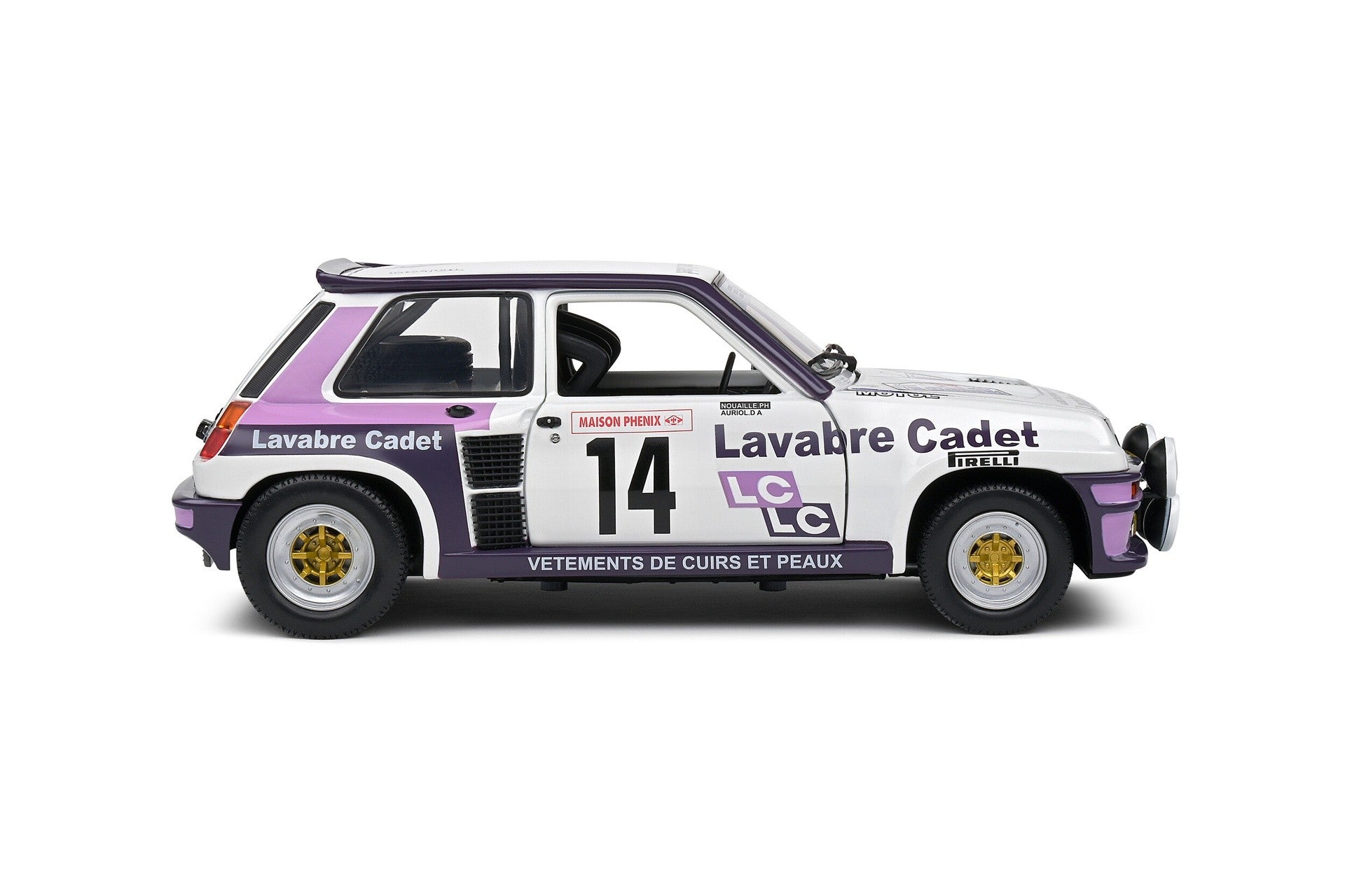 Renault 5 Turbo Rallye Lyon-Charbonniers 1983 D. Auriol - J.Y. Tussiot 1:18 - 83099