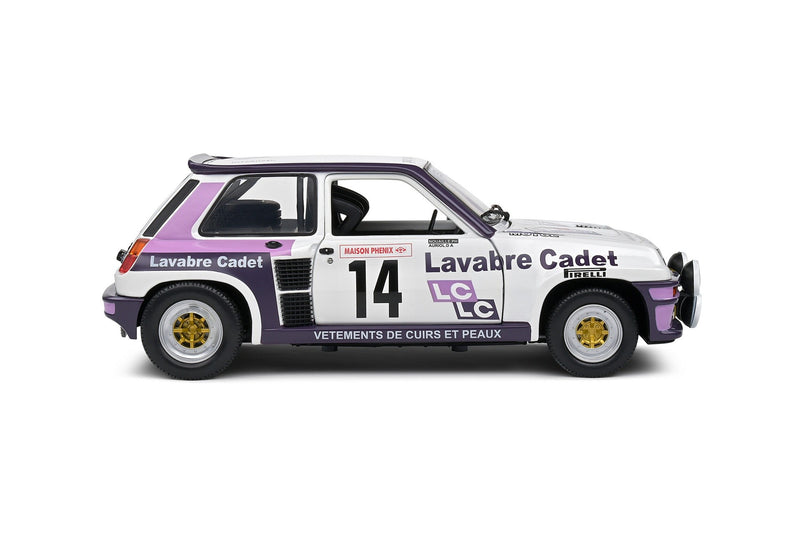 Renault 5 Turbo Rallye Lyon-Charbonniers 1983 D. Auriol - J.Y. Tussiot 1:18 - 83099