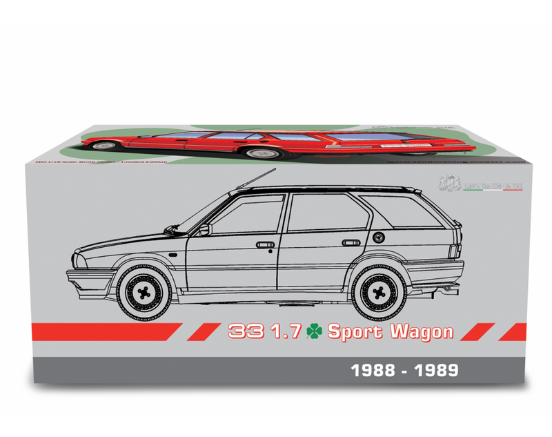 Alfa Romeo Alfa 33 1.7 Sport Wagon Q.V. 1988 Rosso Alfa 1:18 - 83162