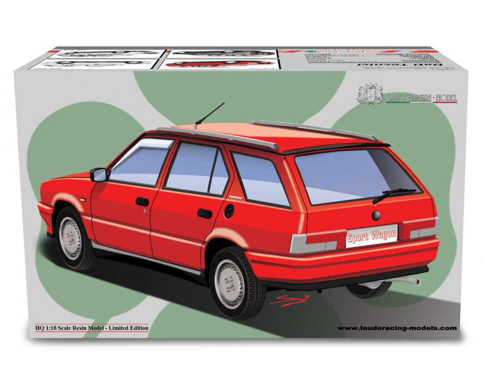 Alfa Romeo Alfa 33 1.7 Sport Wagon Q.V. 1988 Argento 1:18 - 83185