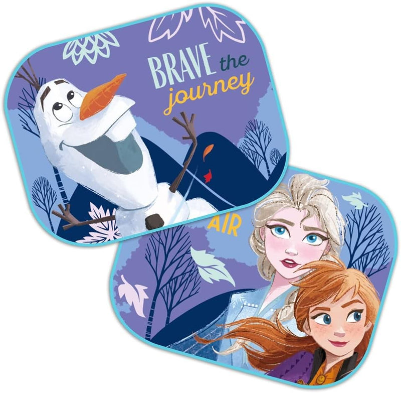 Tendine Parasole con ventosa Coppia "Frozen II B" dimensioni 44x35 cm - 83270