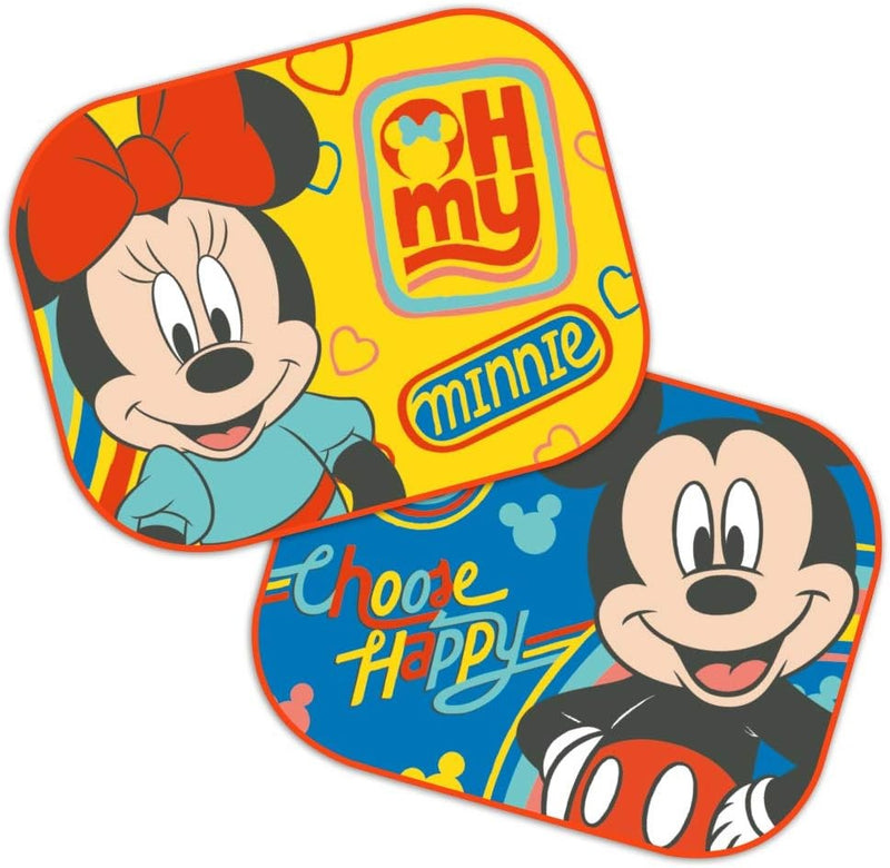 Tendine Parasole con ventosa Coppia "Minnie & Topolino" 44x35 cm - 83275