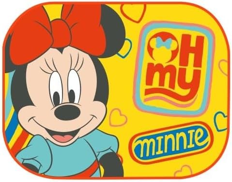 Tendine Parasole con ventosa Coppia "Minnie & Topolino" 44x35 cm - 83276
