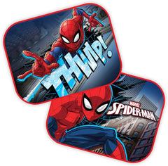 Tendine Parasole con ventosa Coppia "Spider Man" dimensioni 44x35 cm - 83278