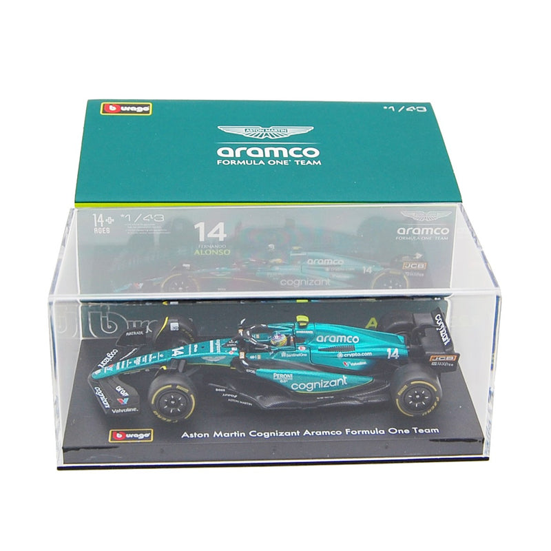 Aston Martin AMR23 Aramco Cognizant F1 2023 Fernando Alonso 1:43 Signature - 83385