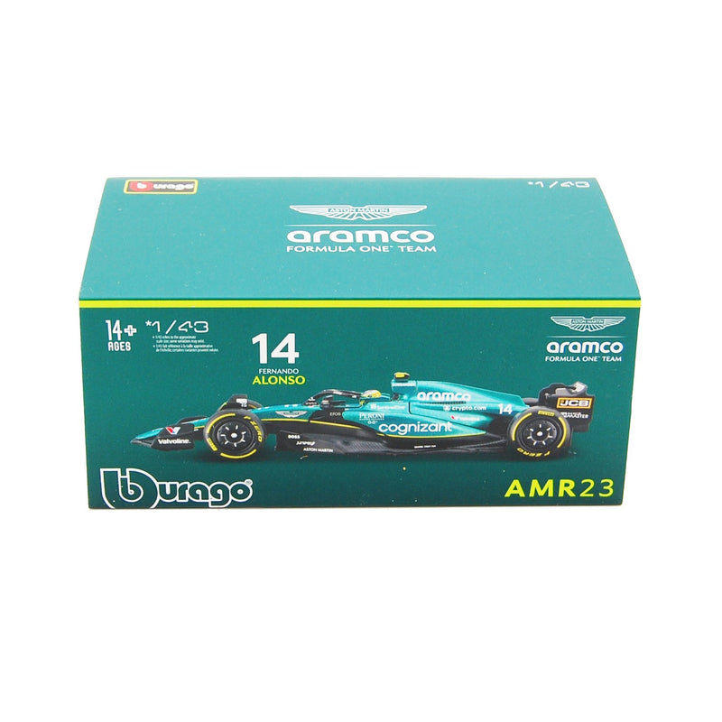 Aston Martin AMR23 Aramco Cognizant F1 2023 Fernando Alonso 1:43 Signature - 83386