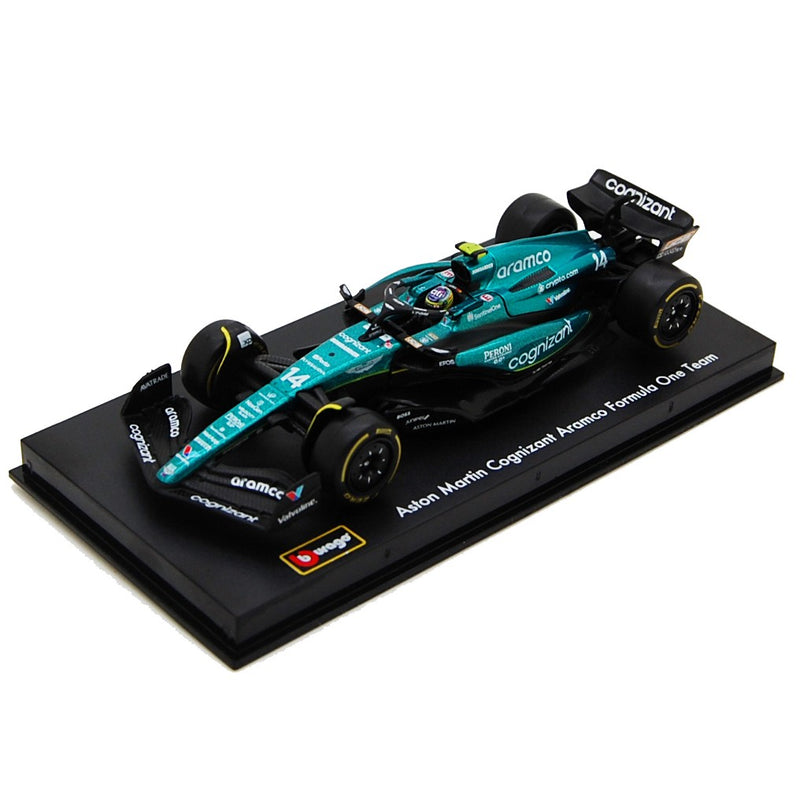 Aston Martin AMR23 Aramco Cognizant F1 2023 Fernando Alonso 1:43 Signature - 83387