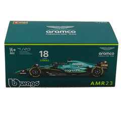 Aston Martin AMR23 Aramco Cognizant F1 2023 Lance Stroll 1:43 Signature - 83395